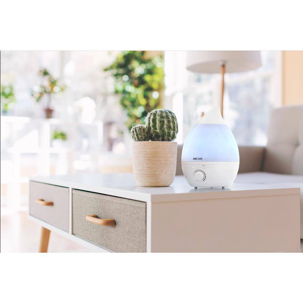 Aurora White Ultrasonic Humidifier with LED Nightlight