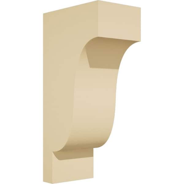 Ekena Millwork Standard Newport 5 in. W x 16 in. H x 8 in. D Signature Urethane Polyurethane Corbel