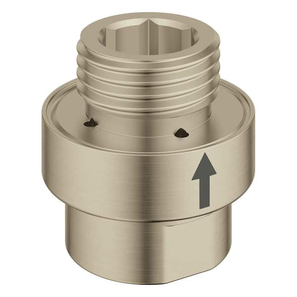 1/2 in. Inline Vacuum Breaker in Brushed Nickel
