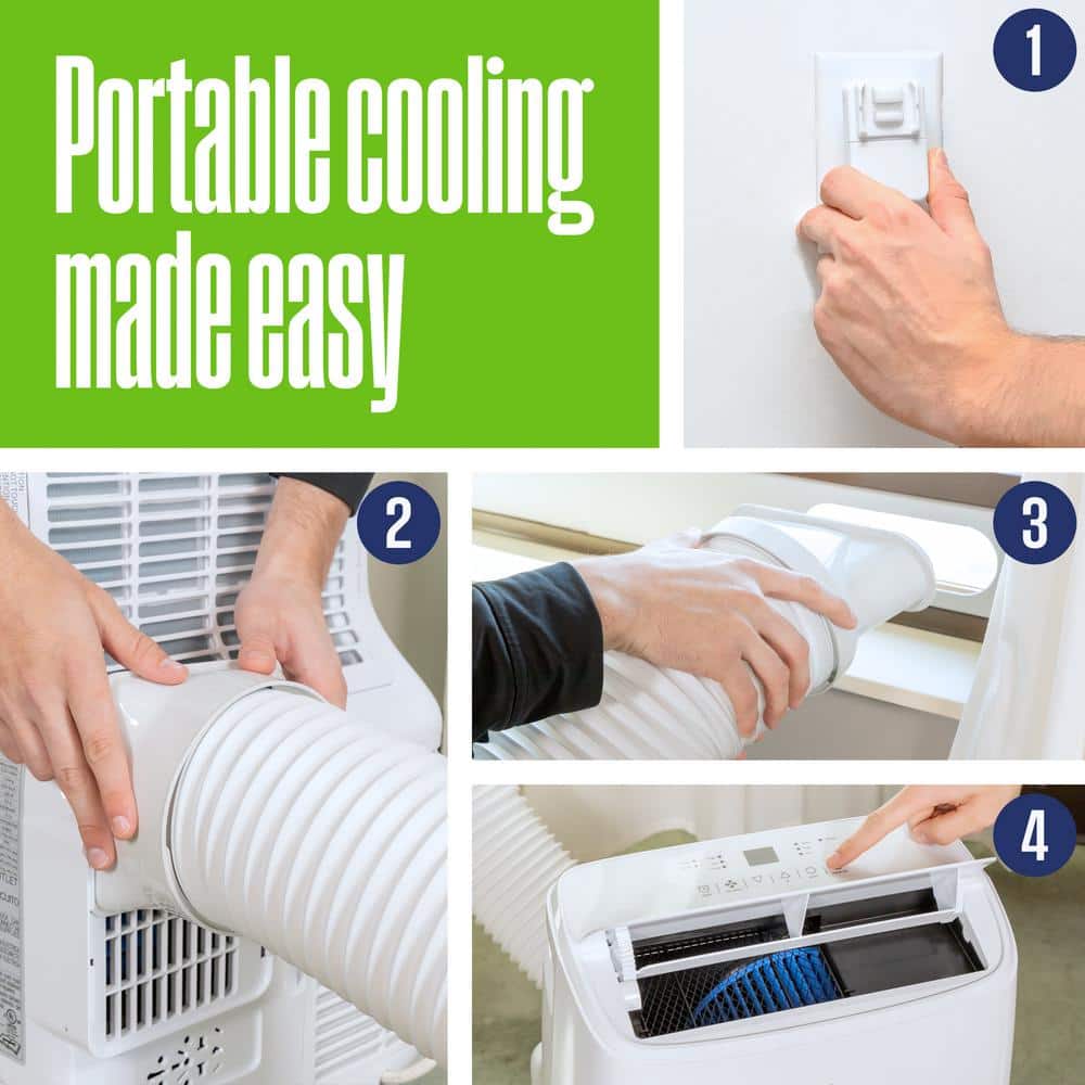 Westinghouse 10,000 BTU White Portable Air Conditioner with Remote