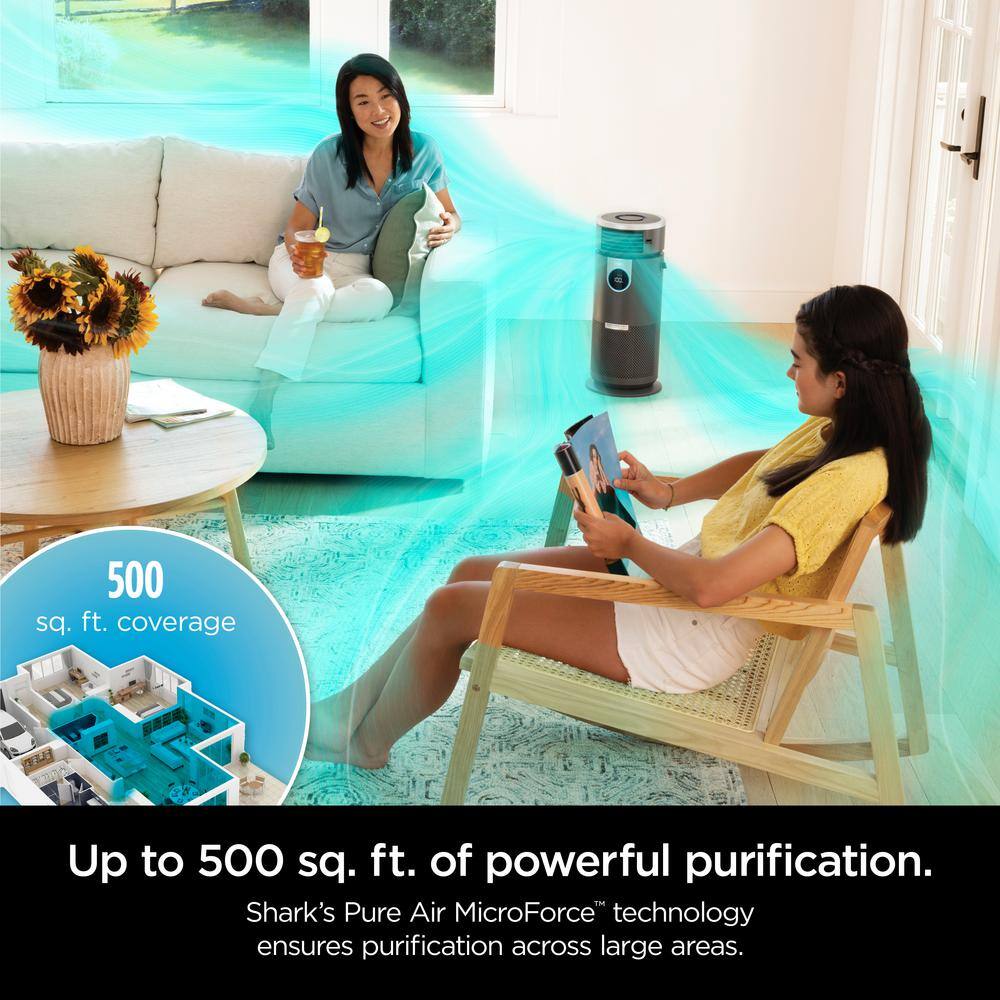 Shark 3-in-1 HEPA Air Purifier with Heating and Cooling, 500 Sq. Ft.