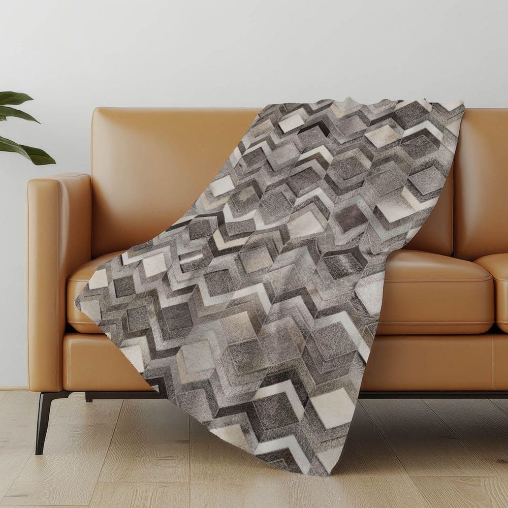 Premium Machine Washable ASB100 Gray 50 in. x 70 in. Sherpa Throw Blanket price history on PriceWatchPro
