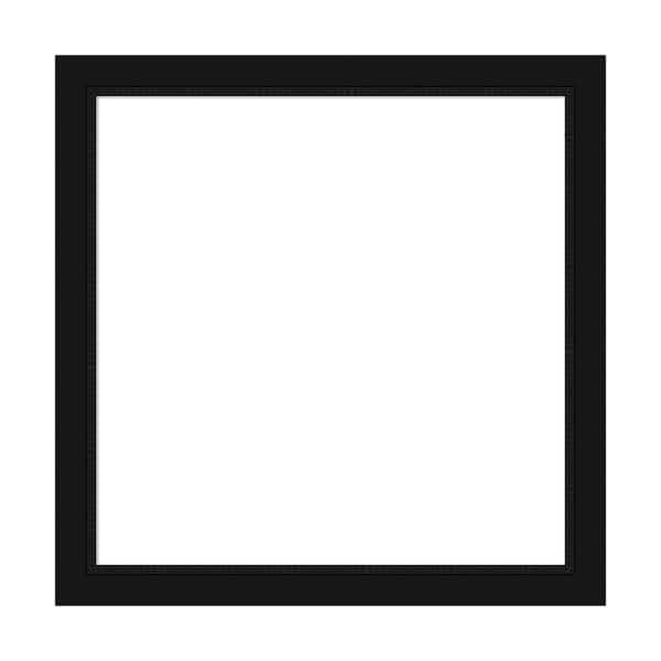 Amanti Art Mirror Makeover Avon Black 25.25 in. W x 25.25 in. H Bathroom Mirror Frame Border Kit-Fits a 24 x 24 mirror
