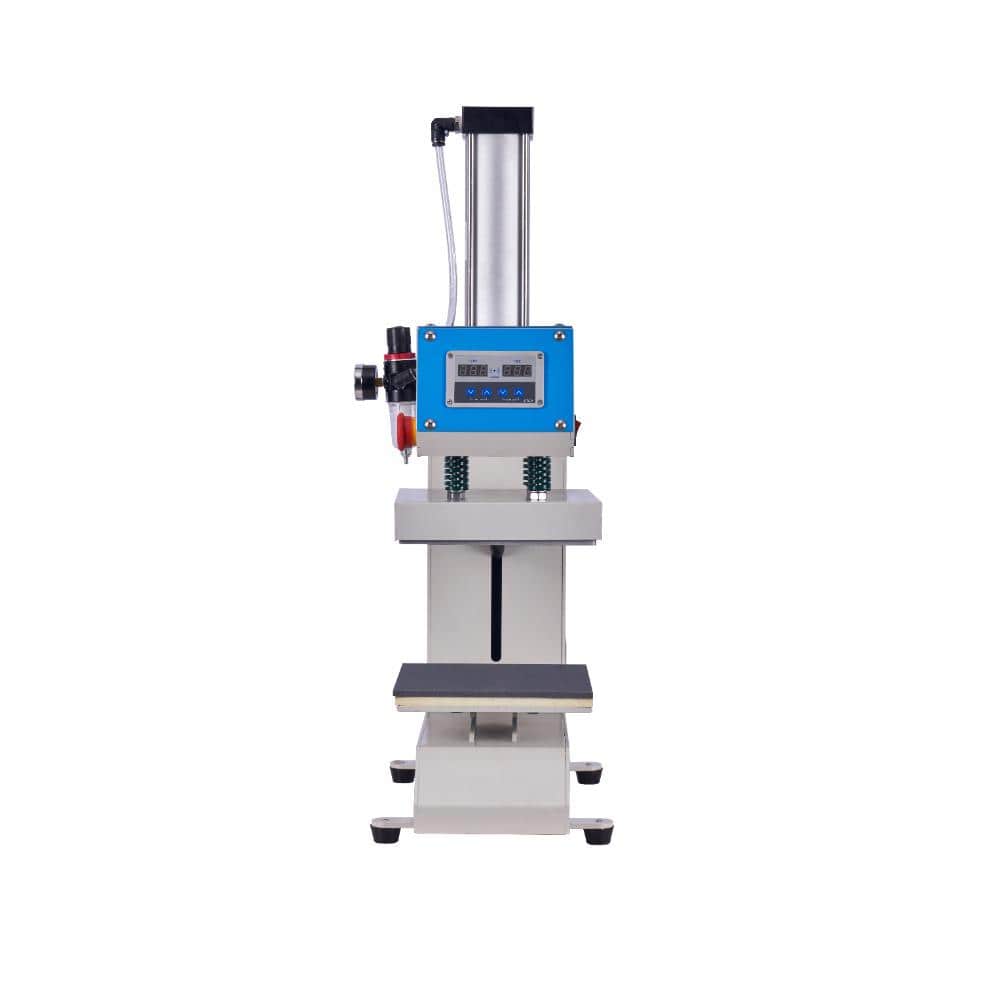 8'' x 8'' Blue Pneumatic Heat Press Machine with LCD Display