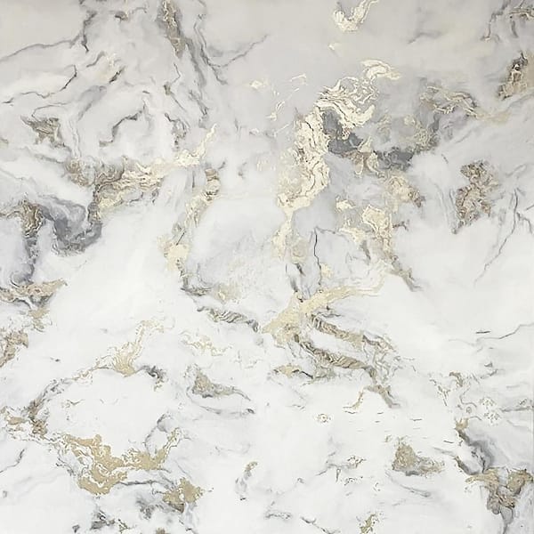 Merrick Grey Marble Wallpaper Sample