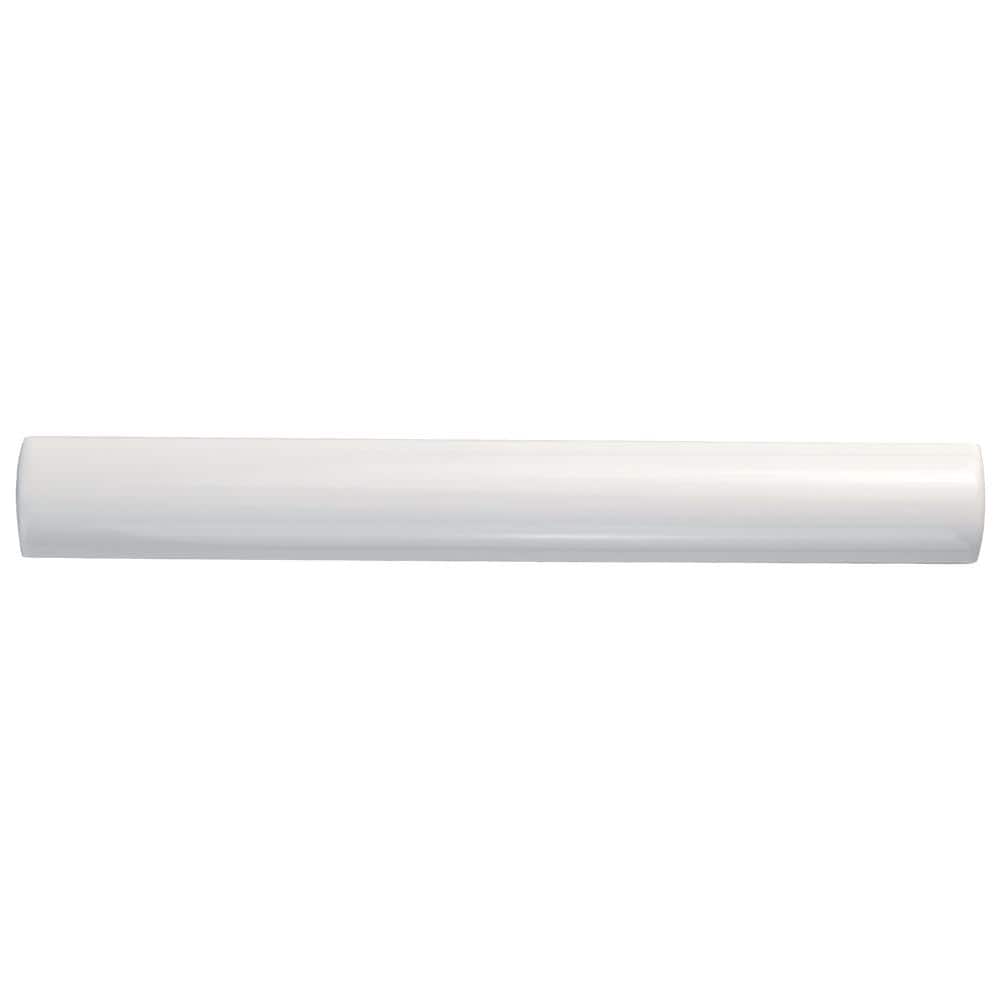 Bordon Moldura Blanco 1 in. x 7-7/8 in. Glossy Ceramic Wall Tile Trim price history on PriceWatchPro