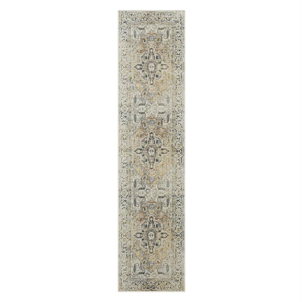 Mohawk Home Xanthe Anthracite 2 ft. x 8 ft. Runner Rug