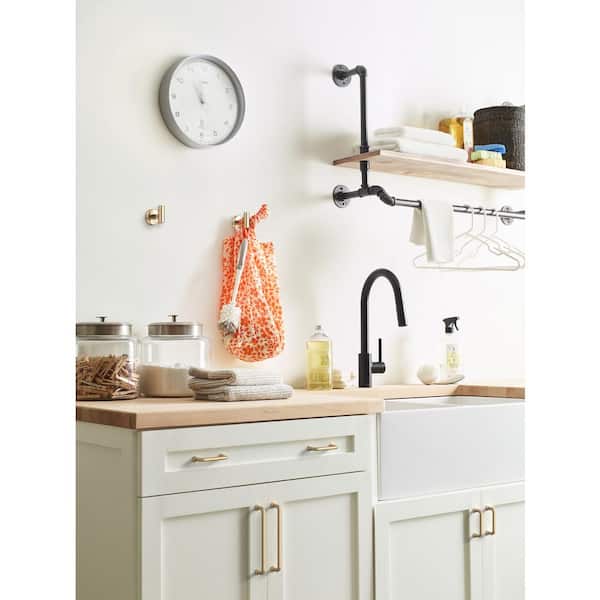 Factor 3 in. (76mm) Modern Champagne Bronze Arch Cabinet Pull