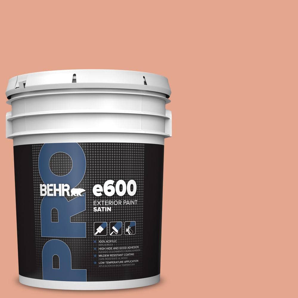 5 gal. #M180-4 Priceless Coral Satin Exterior Paint product image for price tracking
