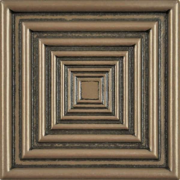 Niche Tiles Focus Bronze 2 in. x 2 in. Metal Decorative Accent Insert Wall Tile (8-Piece/Case)