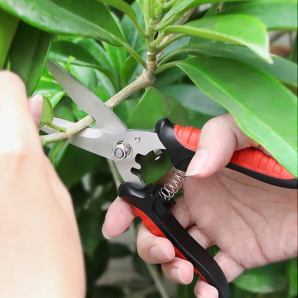 3-Piece Garden Tool Set Handheld Pruners Set With Anti-Cut Finger Cots