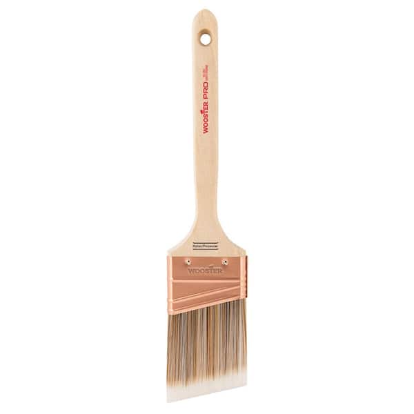 Wooster 2-1/2 in. Pro Nylon/Polyester Thin Angle Sash Brush 0H21430024 -  The Home Depot