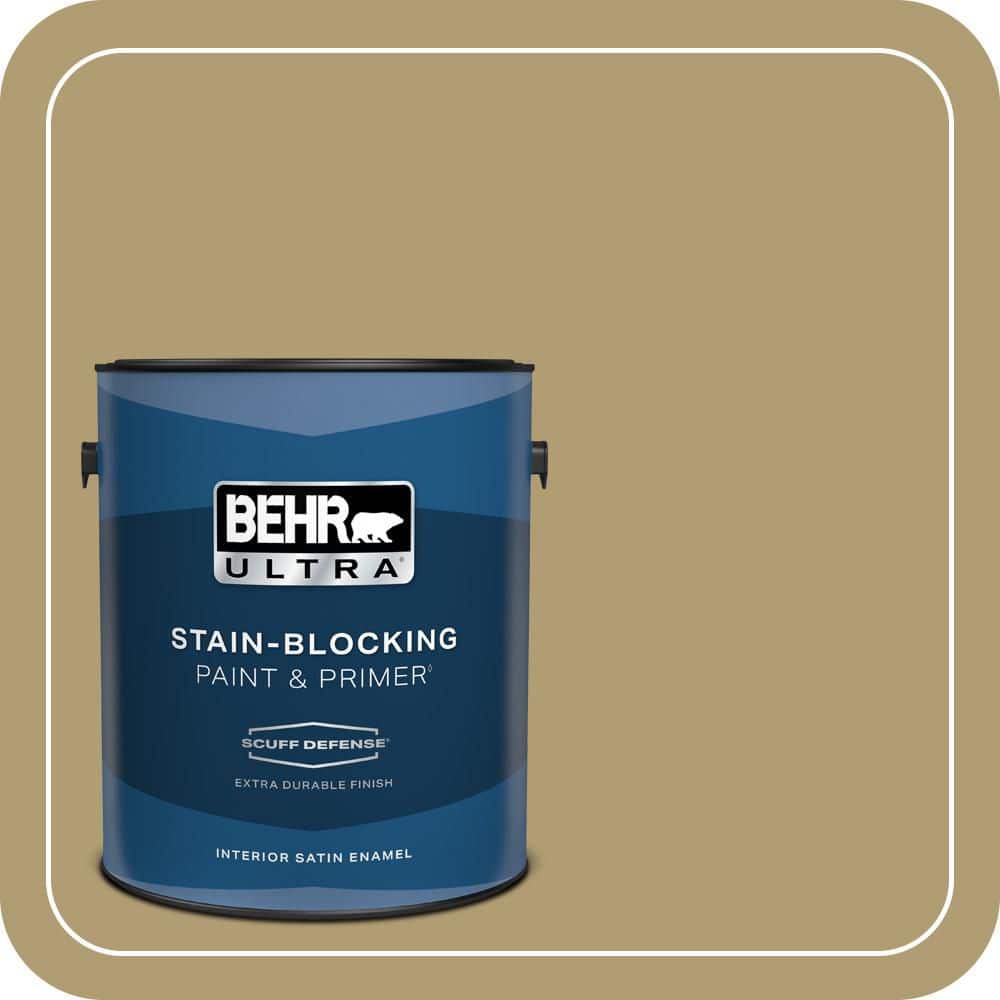 1 gal. #QE-36 Golden Sage Extra Durable Satin Enamel Interior Paint & Primer price history on PriceWatchPro