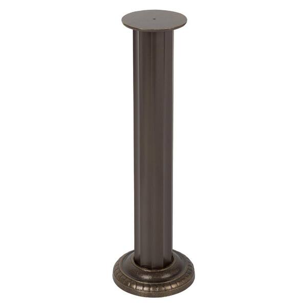 Whitehall Products French Bronze Aluminum Roman Sundial Pedestal