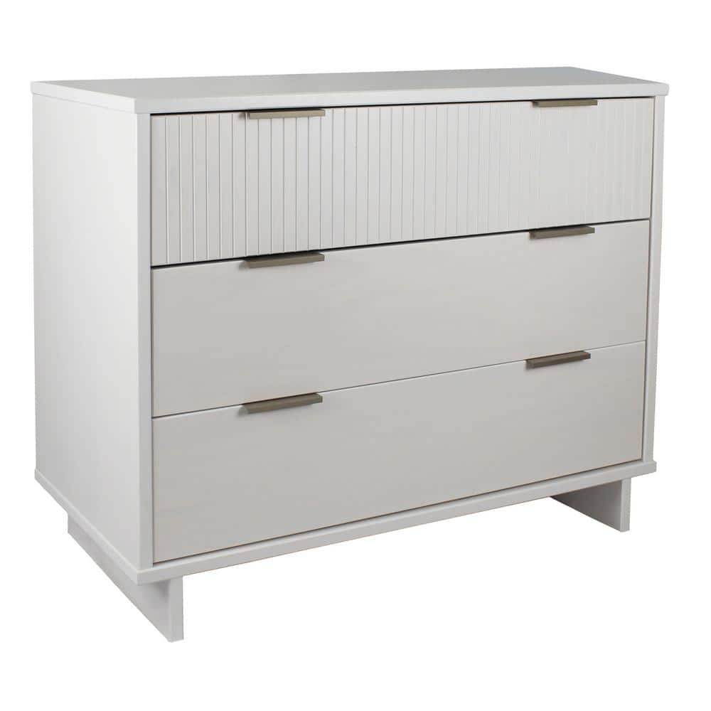 Granville Glam 41'' White Engineered Wood Horizontal Dresser
