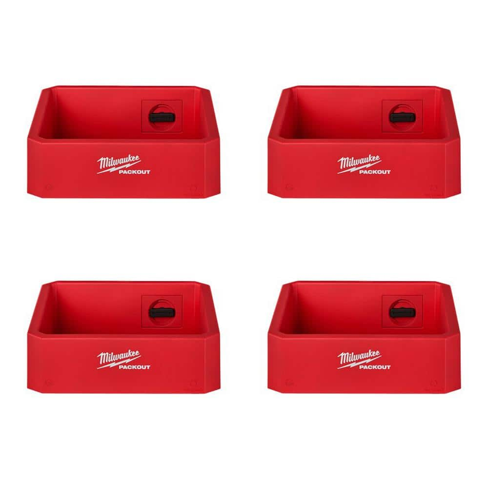 Milwaukee Packout Compact Shelf (4-Pack) 48-22-8347-4 - The Home Depot