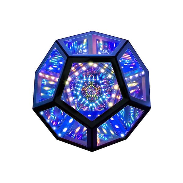 BIBIVIS Infinity Mirror Light Infinite Dodecahedron Color
