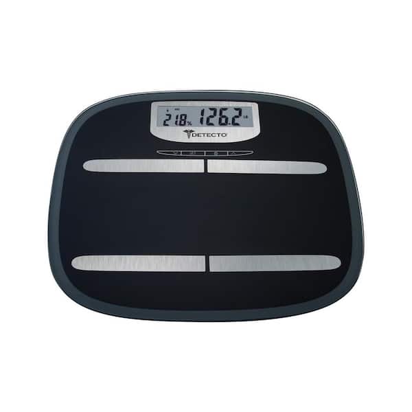 Escali Detecto Wide Glass Digital Body Scale for 12 Users