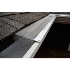Full Pallet - 20 in. Straight High Volume Mitre Gutter Guard with Stainless Steel Micro Mesh (96, 5-Pack)