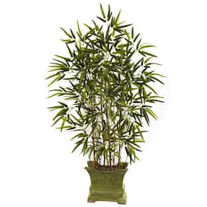 45 in. Artificial Bamboo Tree with Decorative Planter