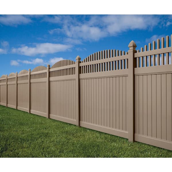 Fence Armor 4 in. L x 4 in. W x 1/4 ft. H Clay Fence Post Guard for Wood or Vinyl