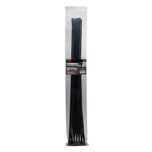 35 in. 250 lbs. Tensile Strength Ultra-Heavy-Duty Multi-Purpose UV Cable Ties Set (25-Pack)