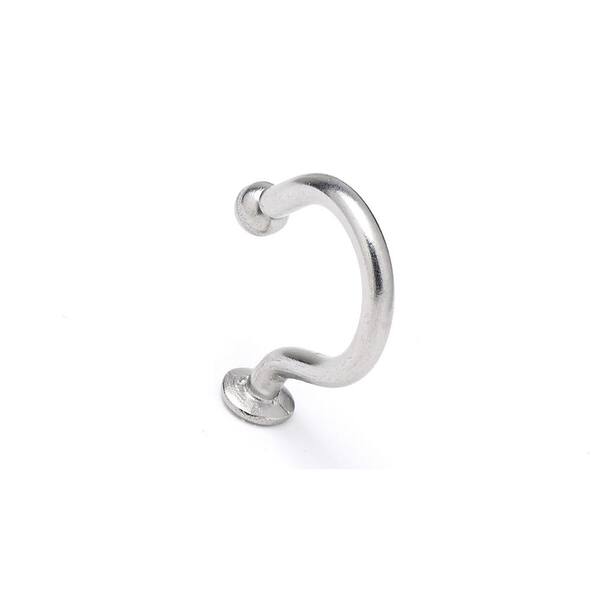 Richelieu Hardware 23/32 in. (18 mm) Polished Stainless Steel Decorative Hook (4-Pack)