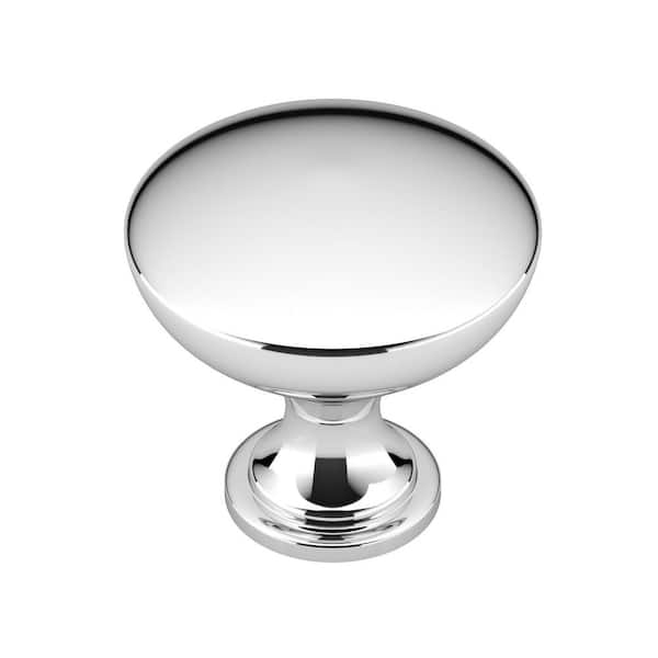 Richelieu Hardware Copperfield Collection 1-9/16 in. (40 mm) Classic Chrome Round Cabinet Knob