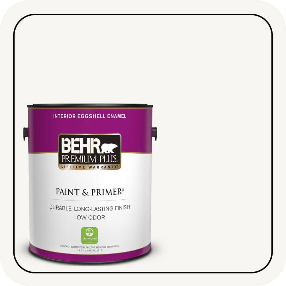 1 gal. Designer Collection #DC-001 Whipped Cream Eggshell Enamel Low Odor Interior Paint & Primer price history on PriceWatchPro