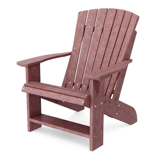 Wildridge Heritage Cherrywood Plastic Outdoor Adirondack Chair
