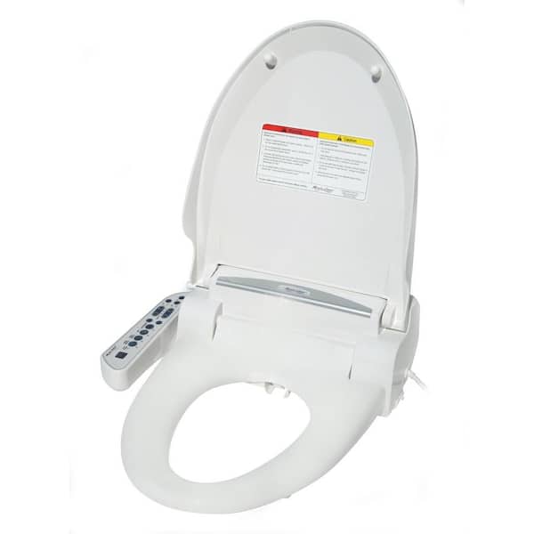 SPT Elongated Magic Clean Bidet with Dryer in White