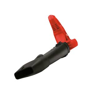 215 MPH 240 CFM 10 Amp Electric Handheld Leaf Blower, Red