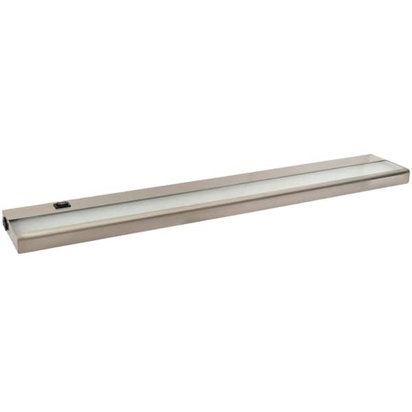 AMAX LIGHTING 33 in. Nickel LED Under Cabinet Lighting Fixture