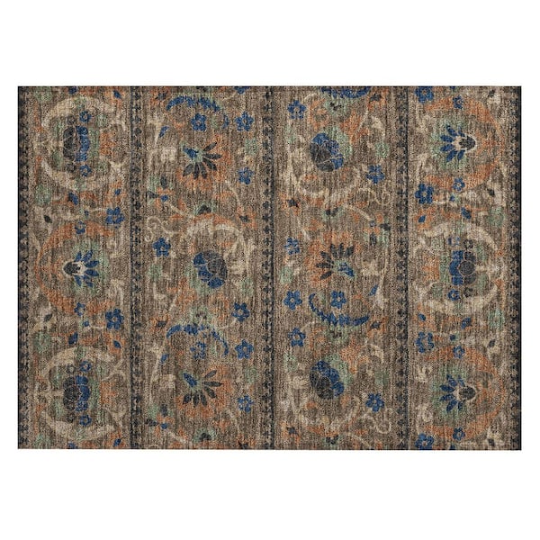 Chantille Machine Washable Indoor/Outdoor Abstract ACN2480 Chocolate 2 ft. x 3 ft. Accent Rug