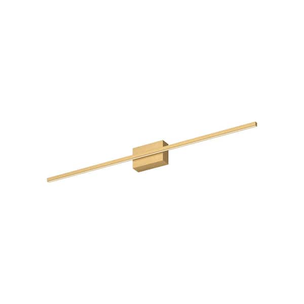 Vega Minor 36-in 1 Light 31-Watt Brushed Gold Integrated LED Vanity Light