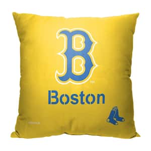 MLB City Connect Red Sox Printed Polyester Throw Pillow 18 X 18
