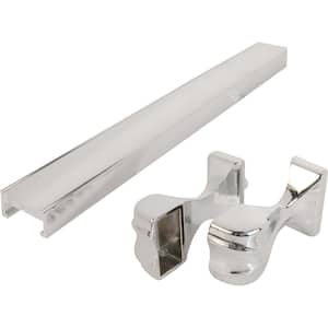 32 in., Chrome, Tub and Shower Towel Bar and Bracket