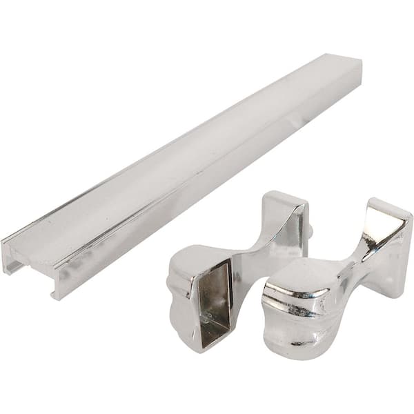 Prime-Line 32 in., Chrome, Tub and Shower Towel Bar and Bracket