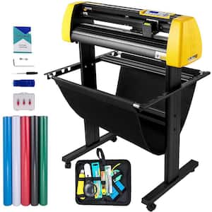 Vinyl Cutter Machine 34 in. Auto Camera Contour Cutting Backlight LCD Display Vinyl Plotter for Sign Making