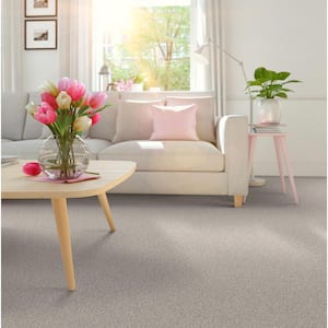 Coastal Charm I - Color Cool Harmony- Beige 42 oz. Nylon Texture Installed Carpet