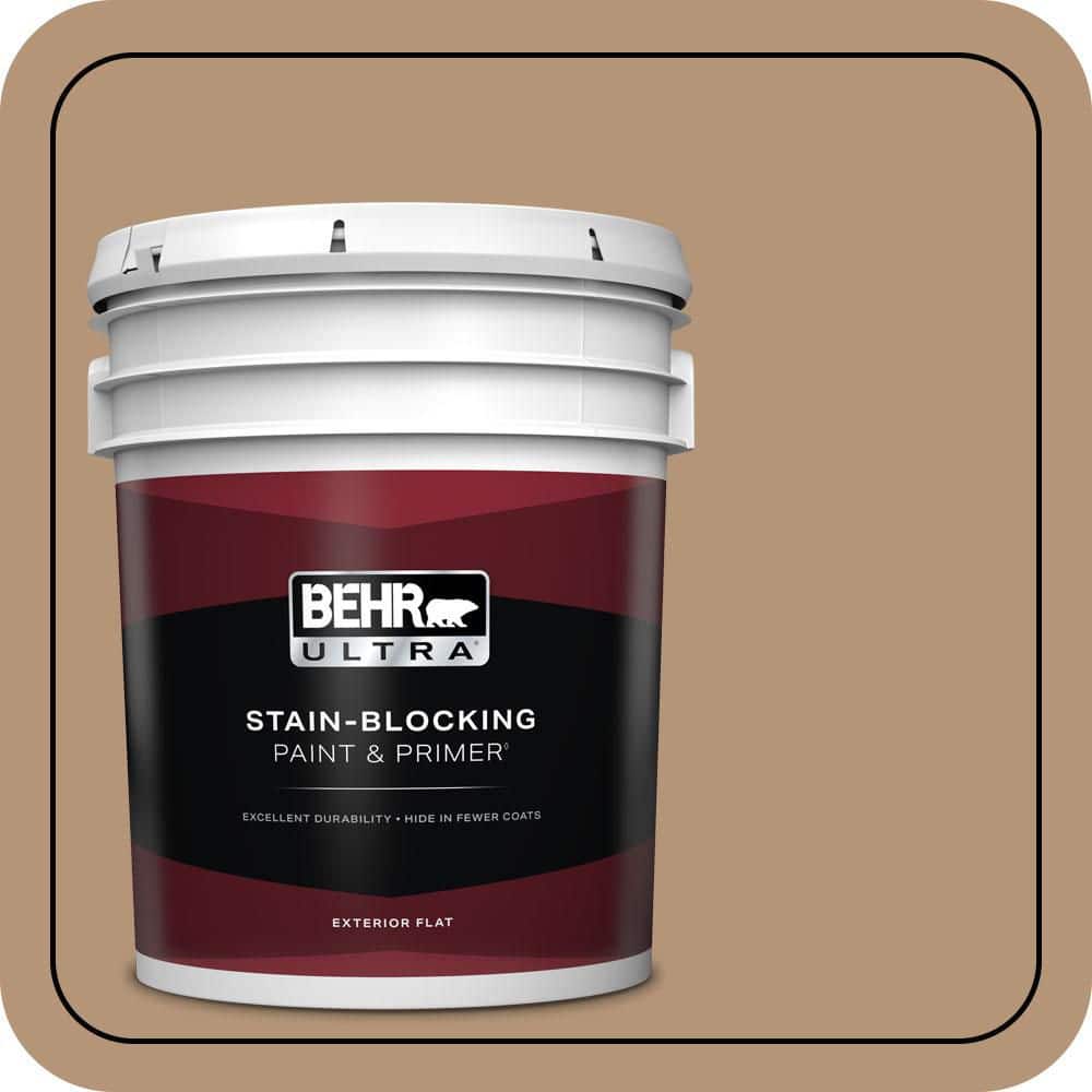 5 gal. #280F-4 Burnt Almond Flat Exterior Paint & Primer price history on PriceWatchPro