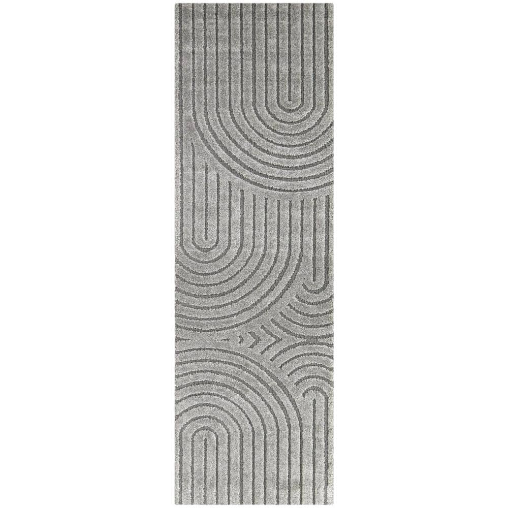 Caserio Grey 2 ft. x 7 ft. Abstract Runner Rug price history on PriceWatchPro
