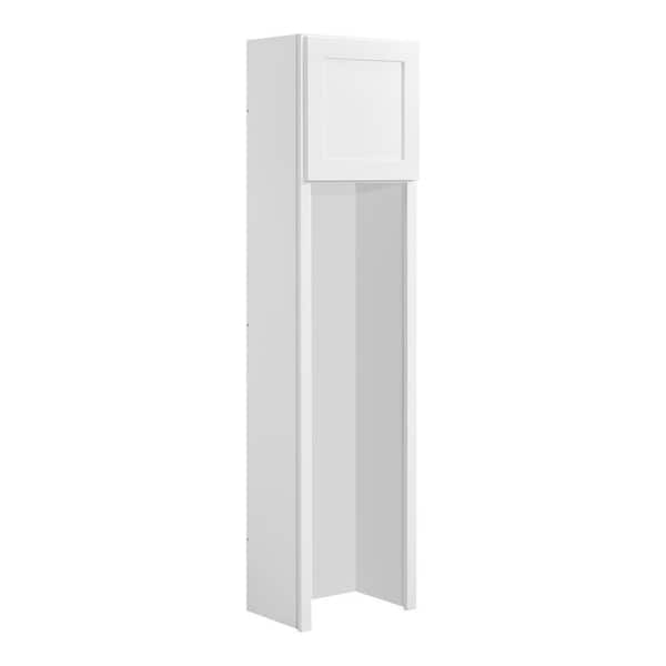 Avondale 18 in. W x 72 in. H x 12 in. D Ready To Assemble Plywood Shaker Hall Tree Opening Cabinet in Alpine White
