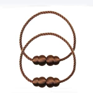 Elegant Magnetic Rope Curtain Tiebacks for Drapes (2-Pack)