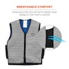 Chill-Its 6665 Embedded Polymer Cooling Vest with Zipper, Nylon