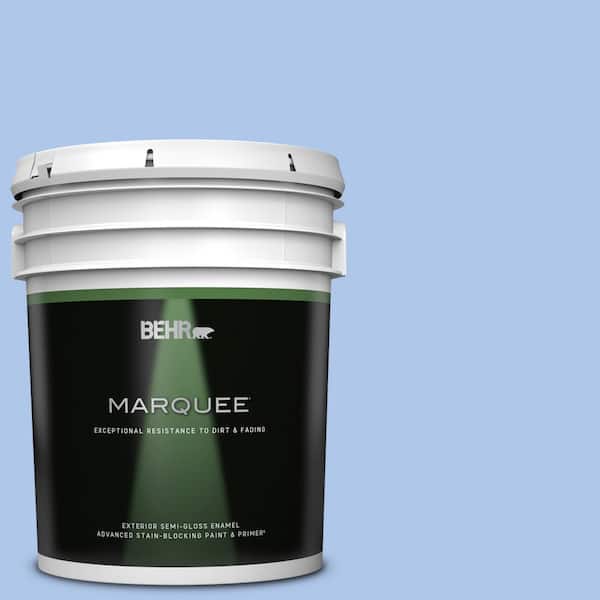 BEHR MARQUEE 5 gal. #P530-2 Promise Keeping Semi-Gloss Enamel Exterior Paint & Primer