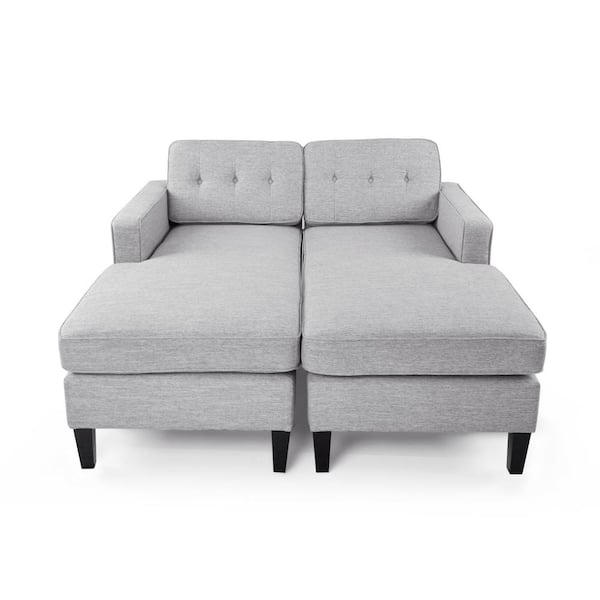 Noble House Doolittle Twin Light Grey Upholstered Day Bed