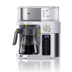 10-Cup White Drip Coffee Maker MultiServe