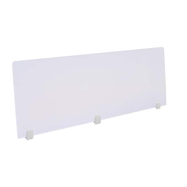 Regency 65 in. W Frosted Plexiglas Universal Privacy Partitioner for 66 in. Top