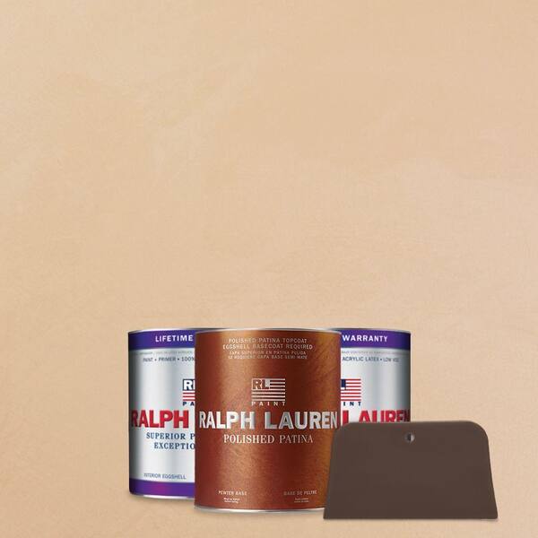 Ralph Lauren 1 qt. Old Rock Crystal Pewter Polished Patina Interior Specialty Paint Kit
